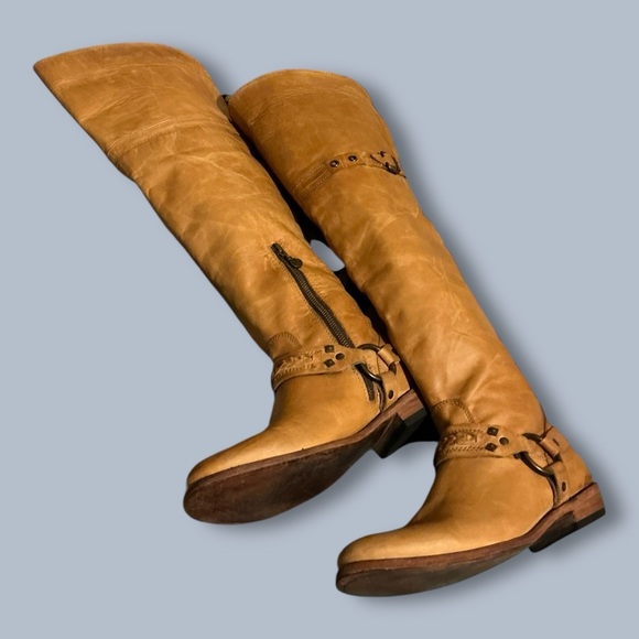 Liberty Leather Over the Knee Boots - Picture 4 of 6